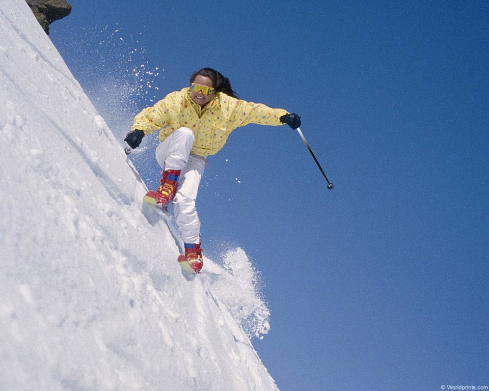 И здесь Лыжный спорт (skiing)